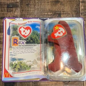 Ty Rex Red Dinosaur Plush
